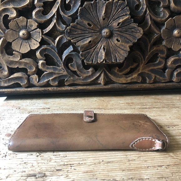 RARE Patricia Nash Signature Map Pitelli Bifold Leather Wallet - Picture 4 of 17